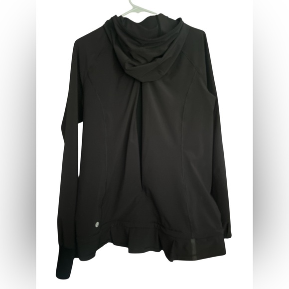 Lululemon Rare PonyTail Quarter Zip Jacket Black Size 10 - Picture 2 of 9